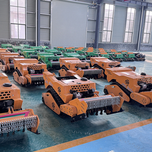 Дизельный гусеничный автоматический мини-газонокосилка с дистанционным управлением для склонов, высота среза 200 мм - Product Image 5