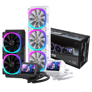 Lovingcool 360Mm Vloeibare <span class=keywords><strong>Cpu</strong></span> Waterkoeler Nieuwe Upgrade Witte Heatsink Temperatuur Display Logo Voor <span class=keywords><strong>Gaming</strong></span> Computers Meerdere Case - Product Image 6
