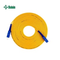 Kabel jaringan kecepatan tinggi SC-LC/UPC konektor Mode tunggal SM SP Simplex OS2 9/125 1m 3m 5m 10m 20m kabel Patch serat optik