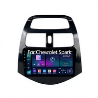 Radio Estéreo con Pantalla para Coche Android 14 4G+64G GPS WIFI Multimedia Carplay Android Auto para Chevrolet Spark 2009-2014 2 Din 1280*720 P 4G