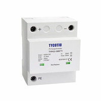 TYCOTIU TYPV3-1000 Parafoudre solaire photovoltaïque 1000V CC, dispositif de protection contre les surtensions en plastique durable, SPD Type 2 T2 40kA