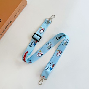 Customizable Nylon Fabric Lanyard with Dog Hook & ID Card Holder Washable