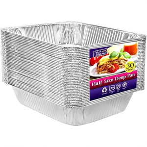 Rectangular Aluminum Foil Pan 324x260mm 3500ml For Grilling Fish And Shrimp - Product Image 2