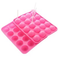 Moule à sucette en silicone réutilisable en forme de boule de qualité alimentaire, moule à chocolat épais sphérique pour décorations de gâteaux aux bonbons