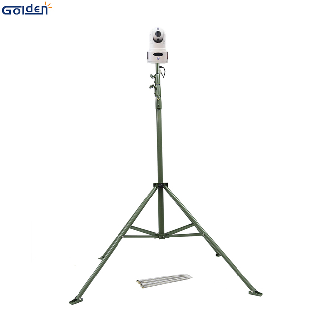 Manual Tripod Masts Customized Portable Telescoping Camera Mast