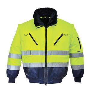 PORTWEST-Veste pilote 3-en-1 haute visibilité PJ50YNRS jaune/bleu marine-EAN 5036108204373 HI-VIS WORKWEAR - Product Image 1