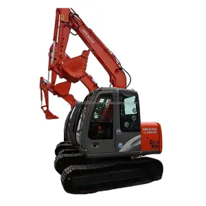 Hitachi ZX70 used crawler excavator with low working hours hitachi 60 70 75 excavator for sale