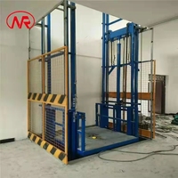 Ascenseur de chargement à grande capacité, plateforme élévatrice hydraulique à chaîne sur rail, CE 500kg 1000kg 2000kg, personnalisable