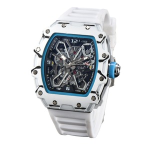 Montre à quartz pour homme tendance et élégante, best-seller, grand cadran, forme barillet, alliage, modèle écologique, montres à quartz stylées - Product Image 1