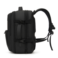 Sac à dos professionnel grande capacité en tissu Oxford pour usage extérieur, trajets quotidiens et voyages d'affaires, avec compartiment pour ordinateur