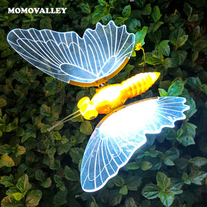 ไฟประดับตกแต่งกลางแจ้งกันน้ำรูปผีเสื้อ LED สำหรับฟาร์มสัตว์  แบบเปิด-ปิดได้  รุ่น Momovalley Park View Commercial  สำหรับตกแต่ง<span class=keywords><strong>ค</strong></span>ริสต์มาส - Product Image 6
