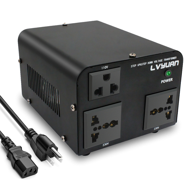 LVYUAN 800W Voltage Transformer Power Converter Step up 110V to 220V Step Down 220V to 110V 220 to 110 Voltage Converter