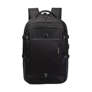 Sac à dos unisexe pour le travail et le voyage-Nylon haute densité imperméable et durable Oxford Sac à dos extensible pour ordinateur portable avec port USB - Product Image 1
