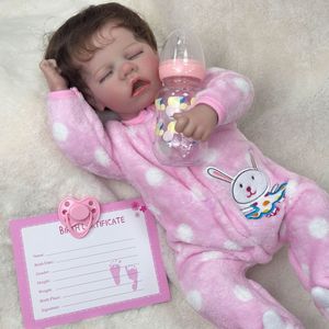 Muñeca Bebé Realista Sunnyfan W-08, Muñeca <span class=keywords><strong>Reborn</strong></span> Transfronteriza <span class=keywords><strong>de</strong></span> Vinilo Suave <span class=keywords><strong>de</strong></span> <span class=keywords><strong>Cuerpo</strong></span> Completo, Juguete <span class=keywords><strong>de</strong></span> Simulación, Regalo - Product Image 4