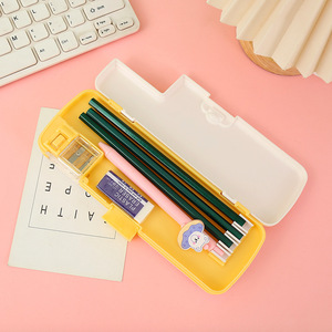 Macaron Hot Bán Nhiều Phong Cách Dễ Thương Bút Chì Trường Hợp Bút Chì Lớn Trường Hợp Sáng Tạo Đôi Mở Bút Chì Mài Cho Các Trường Học - Product Image 5