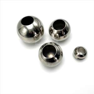 Venta al por mayor 6,35mm 8mm 10mm Espejo de acero inoxidable Bolas huecas Rodamientos de bolas de contacto angular para barandillas de hotel Fábrica de pasamanos - Product Image 1