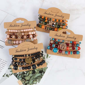 2025 Luxury Custom Bohemian Locket Glass Bead Bracelet Not Fading Handmade Couple <b>Jewelry</b> <b>Set</b> <b>Fashion</b> Charm Bracelets Wholesale - Product Image 3