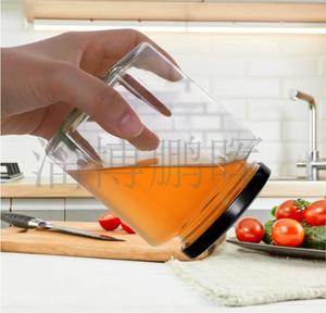 โถแก้วใสเกรดอาหารสำหรับแยมน้ำผึ้งผักดองพร้อมฝาโลหะ - Product Image 2
