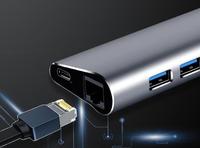 Lecteur de carte SD TF OTG adaptateur chargeur USB Type C Hub pour ordinateur portable