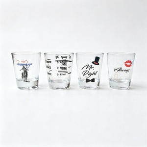 Bicchierini da Shot Personalizzati con Logo, Fondo Spesso, Trasparenti, 1oz 1.5oz 2oz, Bicchieri per Liquori Piccoli, Bicchierini per Vodka e Vino Personalizzati per <span class=keywords><strong>Bar</strong></span> e Feste - Product Image 3