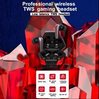 Auricolari Bluetooth K80 Personalizzati per Gaming, Cuffie Wireless a Bassa Latenza per E-sport con Illuminazione Ambientale
