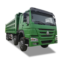Camion benne HOWO 8x4 375HP d'occasion |   Camion à benne basculante lourd d'occasion