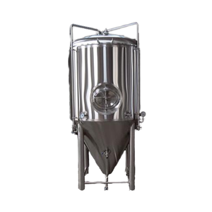 Serbatoio di Fermentazione in Acciaio Inox 304/316 da 1000L/<span class=keywords><strong>500L</strong></span>/200L, Facile da Usare, per Alcol da Frutta, con Raffreddamento a Giacca a Punti e 1 Pressione - Product Image 6