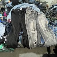 Bales Pakaian Wanita Bekas Ukay-Ukay Grosir Celana Jeans Wanita Thrift Celana Jeans Boyfriend Wanita dalam Jumlah Besar