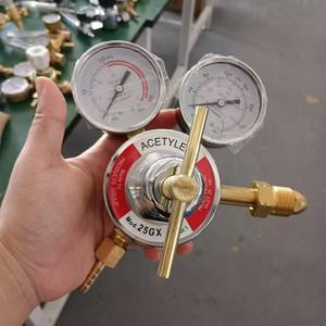 Regulador de Oxígeno Estilo Americano Vic CGA540, Reductor de Presión de Acetileno, Instrumento de Soldadura con Manómetro de Oxígeno y Acetileno - Product Image 5