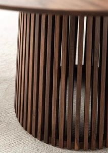 <span class=keywords><strong>Table</strong></span> à manger en bois pour intérieur américain, ovale, rétractable, coulissante, extensible, ronde, pour 4 6 8 personnes - Product Image 6