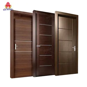 Swing soundproof cheap polymer china manufacturer custom high quality bedroom internal room design modern interior wooden door