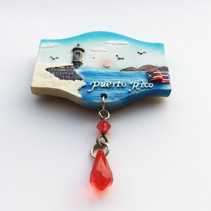 Vente en gros de souvenirs personnalisés des États-<span class=keywords><strong>Unis</strong></span> et de Porto Rico, souvenirs touristiques, aimants en résine de ville, aimants de réfrigérateur, souvenirs touristiques - Product Image 3