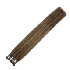 Extensions de <span class=keywords><strong>cheveux</strong></span> européennes en gros, haute qualité, blond glace balayage, I-Tip, teintes, vierges, brutes, super double drawn, trame simple - Product Image 6