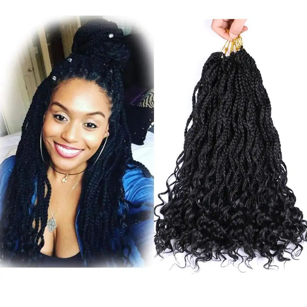 Hot Sell 24 Stränge 18 Senegal ese Curly Twist synthetische Afro verworrene Haar Box Zöpfe häkeln Haar verlängerung Großhandel