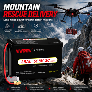 Batterie de drone lithium-ion haute densité énergétique 35Ah 320Wh/kg, rechargeable, semi-solide, pour drones/UAV - Product Image 3