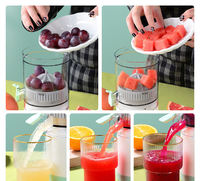 Groothandel Fruit Oranje Draagbare Juicer Blenders En Juicers Machine Usb Mixer Visuele Beste Juicer