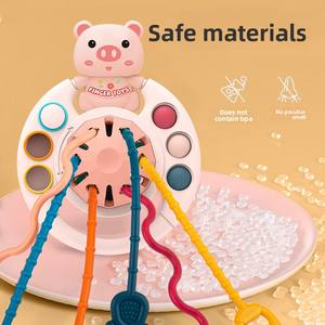 Giocattolo Educativo Sensoriale per Neonati: Disegna e Gioca, Masticabile, Esercizio per le Dita, Educazione Precoce e Cognitiva - Product Image 3