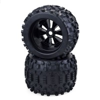 Ensemble de roues et pneus 1/8, moyeu hexagonal de 17mm, éponge en caoutchouc pour voiture RC 1/8, pièces de robot Monster Truck