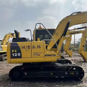 Máquina de construcción popular Excavadora usada Horas DE TRABAJO bajas Excavadoras KOMATSU usadas Modelos PC120 disponibles para la venta - Product Image 2