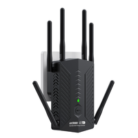 Extensor de Rango WiFi 6 de 3000 Mbps, Repetidor Inalámbrico de Doble Banda de 2.4 GHz 574 Mbps + 5 GHz 2402 Mbps, Amplificador de Señal WiFi Gigabit Ethernet