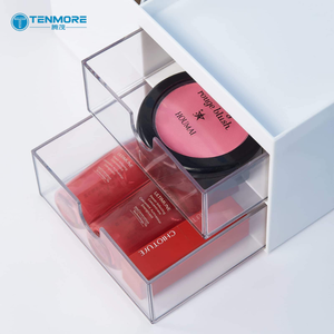 <span class=keywords><strong>Tiroir</strong></span> de bureau double couche à prix d'usine en gros, organisateur en <span class=keywords><strong>plastique</strong></span> personnalisable avec logo, approvisionnement en vrac pour projets de bureau - Product Image 2