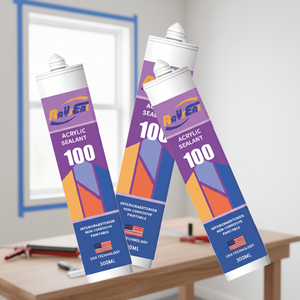 Colle adhésive <span class=keywords><strong>acrylique</strong></span> 300 ml pour l'étanchéité des portes et fenêtres en <span class=keywords><strong>bois</strong></span>, carrelage céramique, mastic <span class=keywords><strong>acrylique</strong></span> - Product Image 3