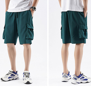 Fitness al aire libre suelto Casual hombres entrenamiento pantalones cortos <span class=keywords><strong>para</strong></span> hombre personalizada - Product Image 2