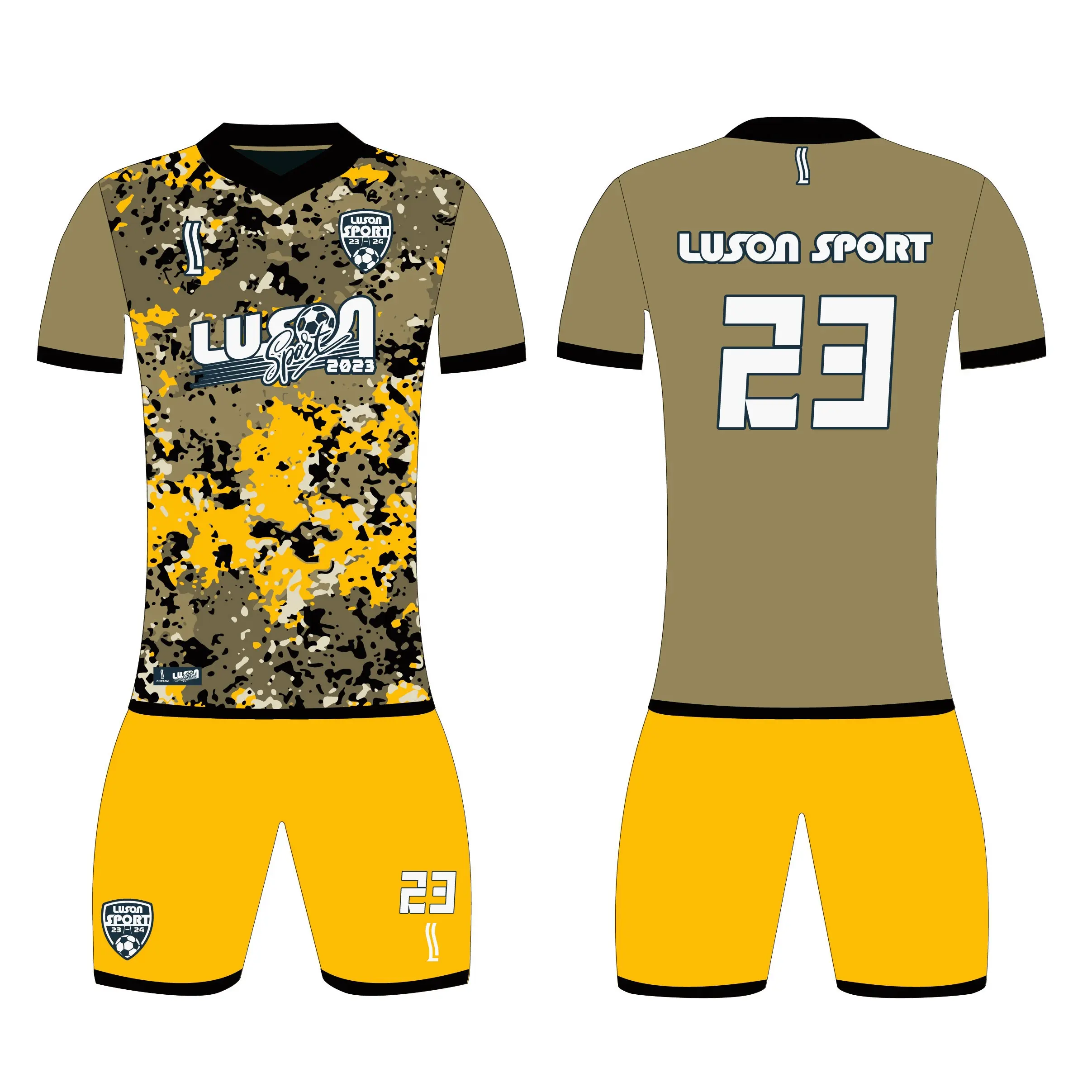 Luson Thai Kwaliteit Voetbal Jersey Kleding Originele Uniform Retro Voetbal Truien
