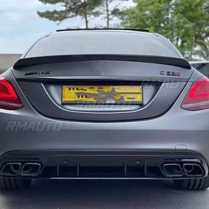 สปอยเลอร์หลังคาร์บอนไฟเบอร์สำหรับรถเบนซ์ C-Class W205 ปี 2014-2022 ปีกหลังทรง Duckbill อุปกรณ์ตกแต่งสปอยเลอร์ฝากระโปรงท้าย - Product Image 6