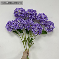 Pabrik HGA Menyediakan Bunga Hydrangea Sutra Buatan Eropa untuk Dekorasi Bunga Panggung dan Latar Belakang Gapura Pernikahan