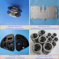 Plaque de base en acier inoxydable et alliage d'aluminium 6061 anodisé, usinée avec précision par CNC, sur mesure, fournie directement par l'usine OEM/ODM