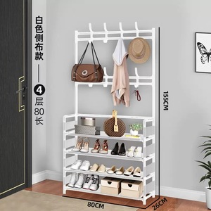 Organizzatore di mensola per bagno in metallo indipendente, nessun supporto per il cappotto necessario per il bucato e gli asciugamani - Product Image 2