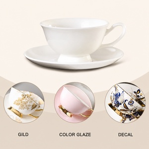 Ensemble tasse et soucoupe à <span class=keywords><strong>café</strong></span> avec logo personnalisé, en porcelaine fine, plusieurs formes et tailles de tasses pour <span class=keywords><strong>café</strong></span>, hôtel, emballage cadeau personnalisé - Product Image 5