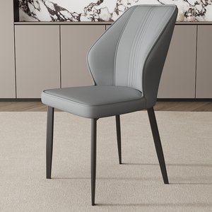 <span class=keywords><strong>Sedie</strong></span> da Pranzo in Pelle di Design Moderno e Lussuoso in Stile Nordico per Casa, Ufficio, Hotel e Ristorante - Ecologiche e Durevoli - Product Image 5